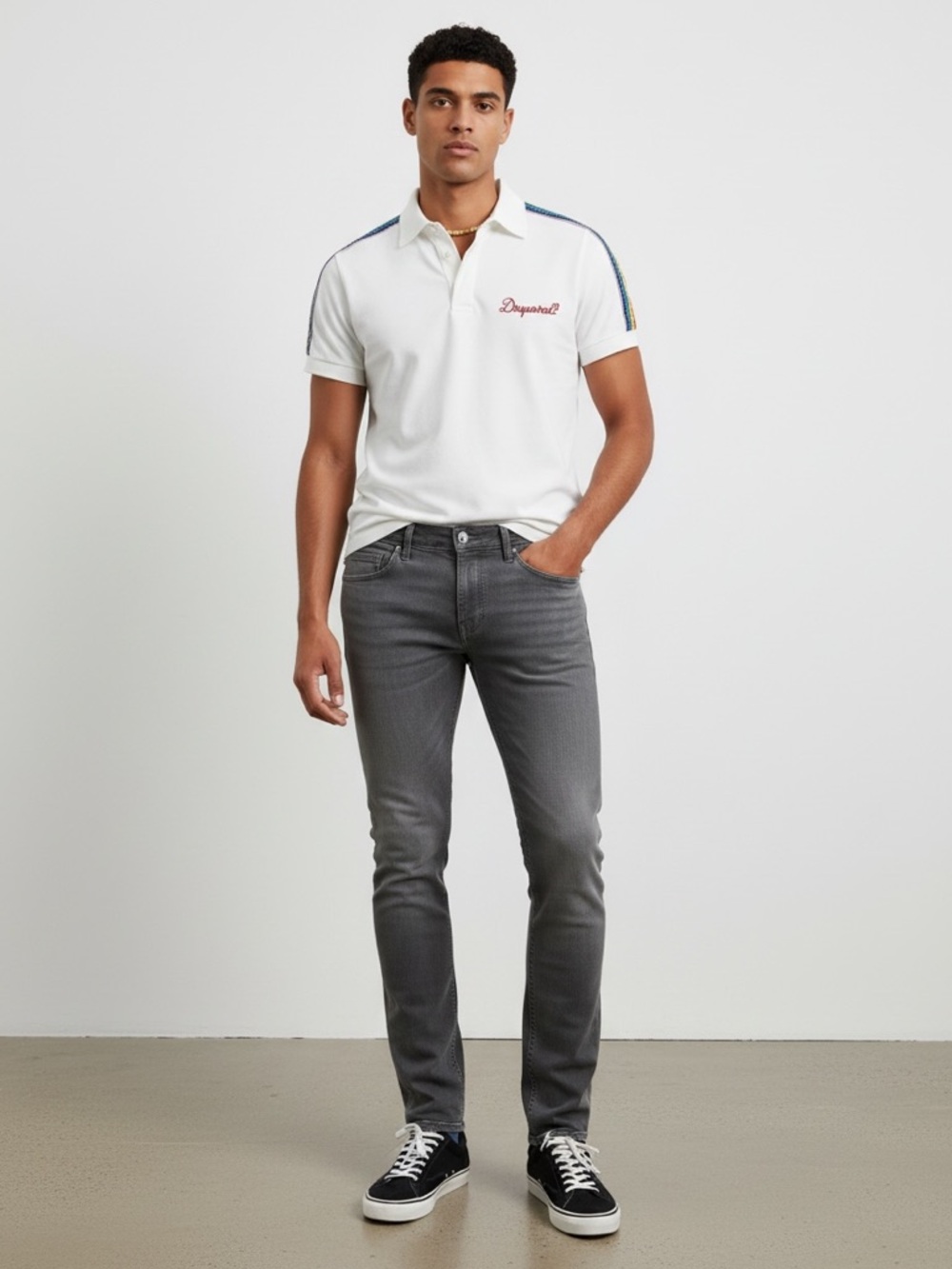 Marc Jacobs Stick Fit Straight Gray Wash Jeans 31/34